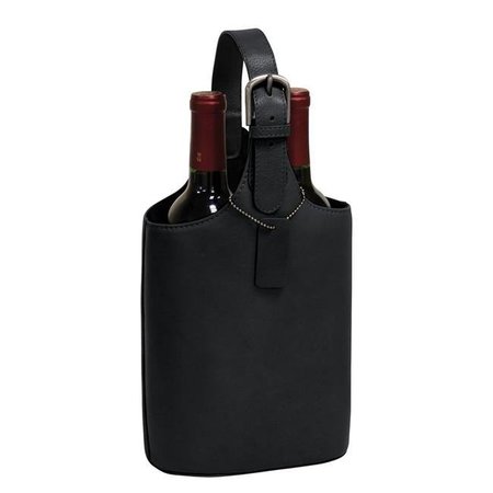 PREFERRED NATION Preferred Nation P7064.BLACK Caddy Dual Wine Bottle; Black P7064.BLACK